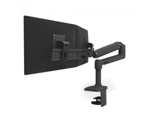 ERGOTRON - LX Desk Dual Direct Arm - uchwyt biurkowy na dwa monitory - kolor czarny